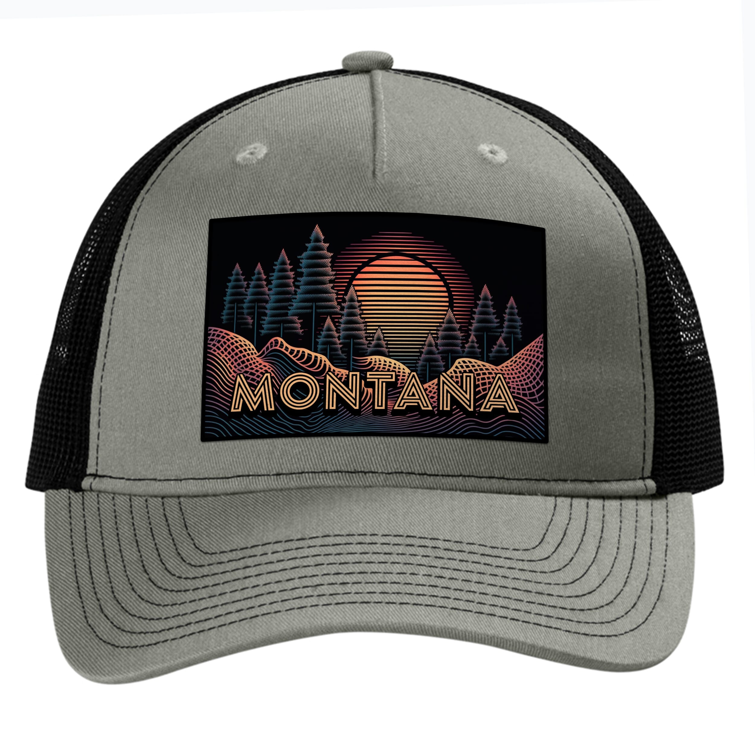 Sunrise Badge Trucker Hat