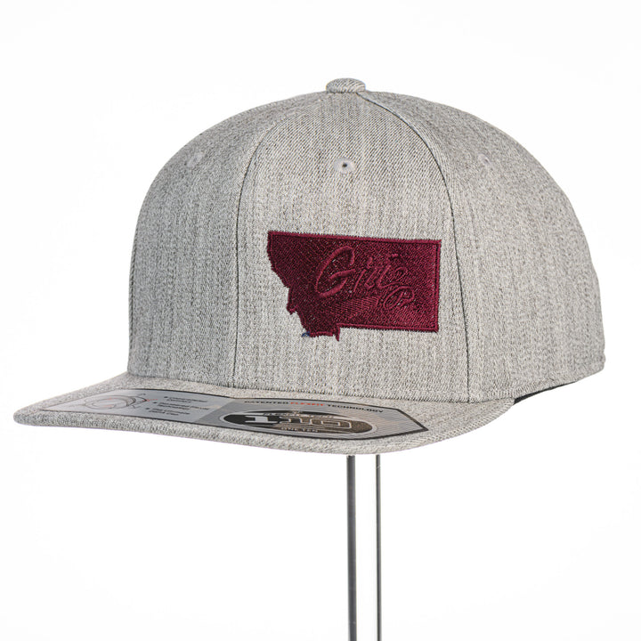 Montana Griz Script - Flat Bill Hat