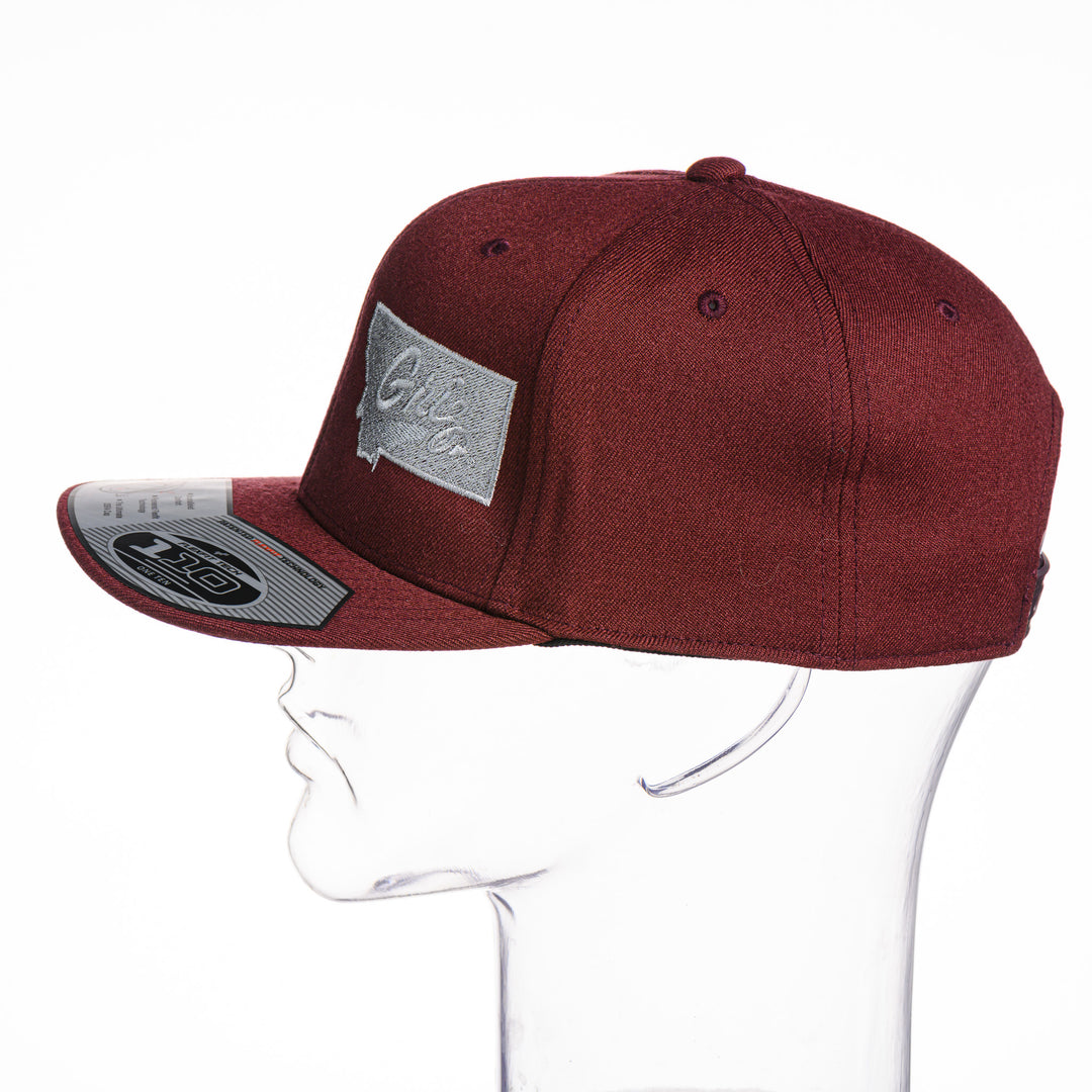 Montana Griz Script - Flat Bill Hat