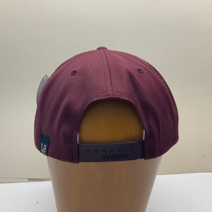 406 Walnut Wood & Anodized Aluminum Richardson Flat Bill Hat