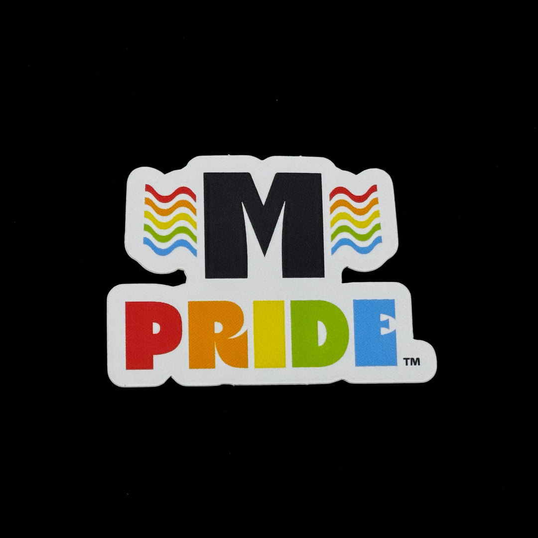 Single Missoula PRIDE logo sticker