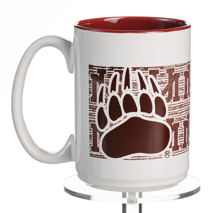 Griz Sript and Paw Wrap - Coffee Mug