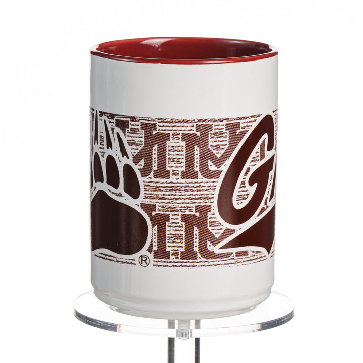 Griz Sript and Paw Wrap - Coffee Mug