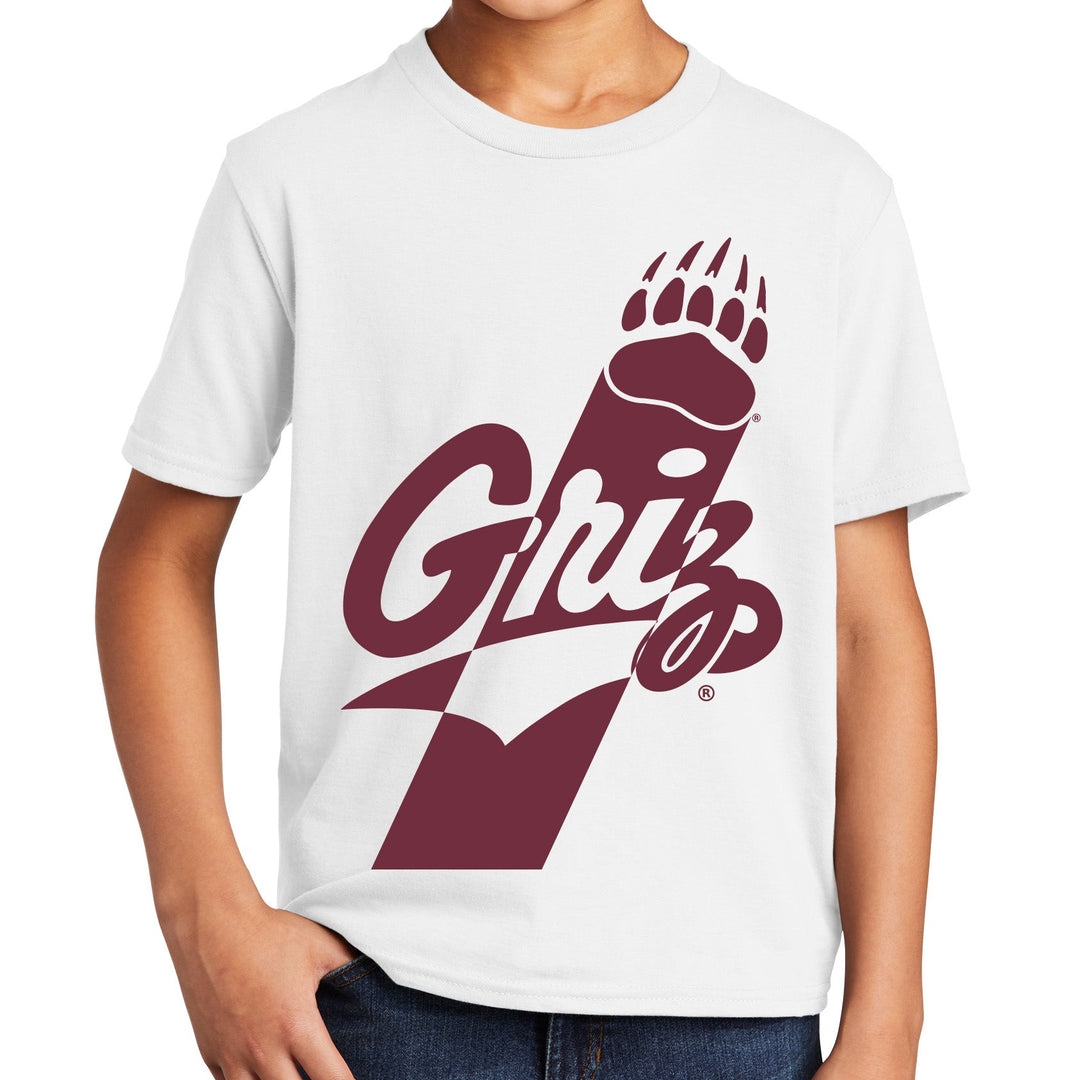 Griz Stripe Paw - Youth Cotton Tee