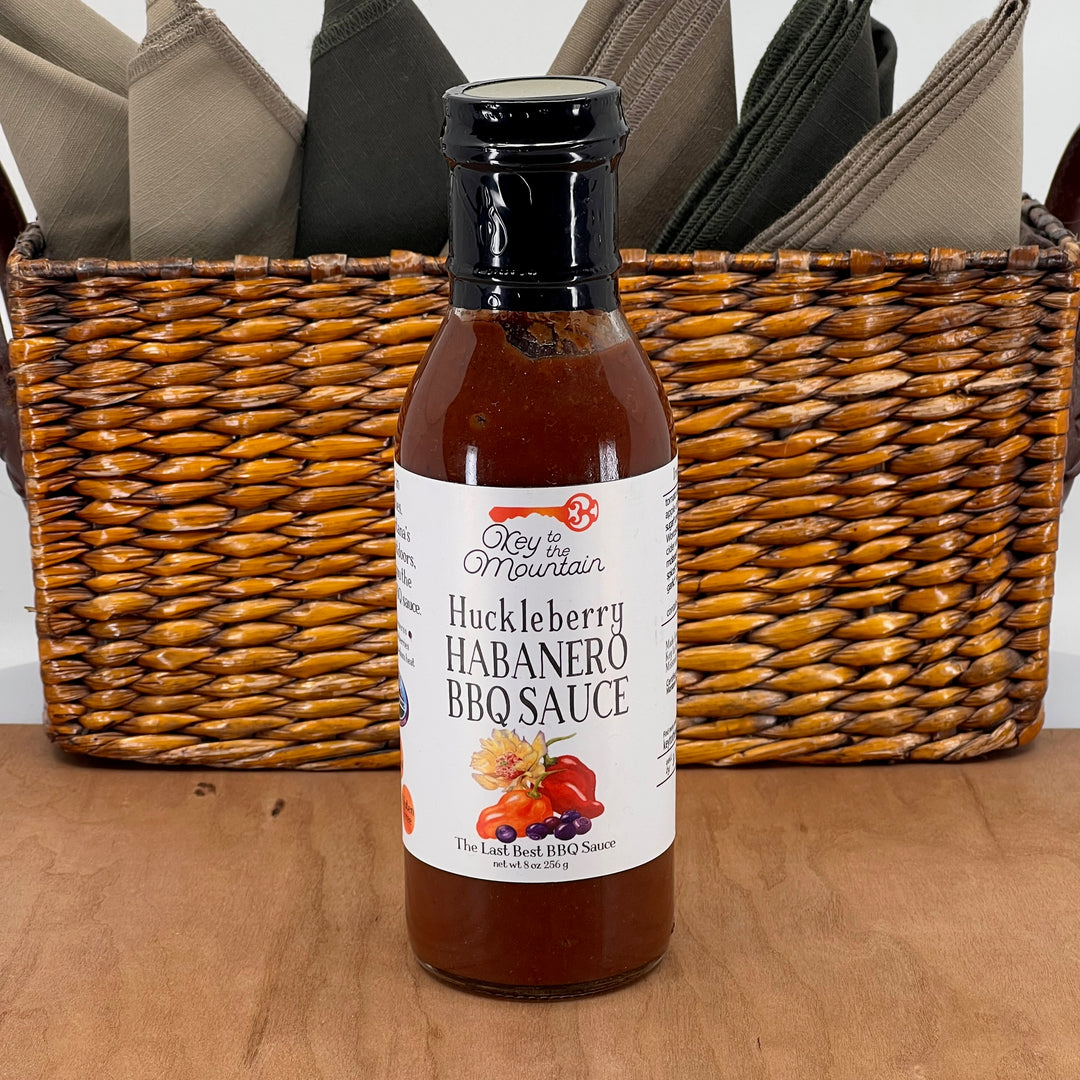 Key to the Moutnain's Montana Made Huckleberry Habanero BBQ Sauce.